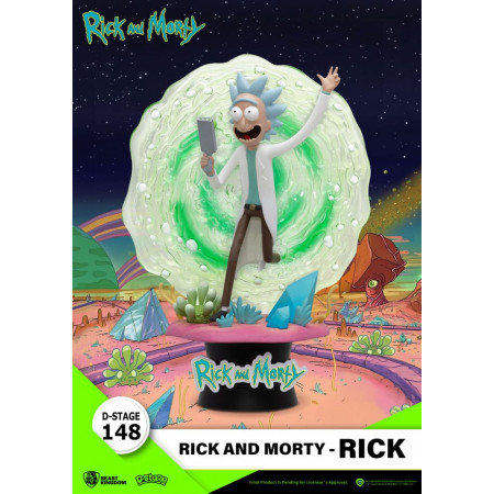Rick & Morty D-Stage PVC Diorama Rick 14 cm